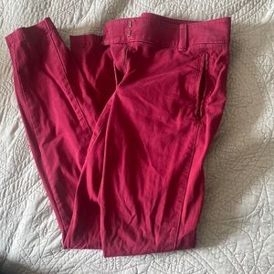 Loft zip pocket sateen trousers